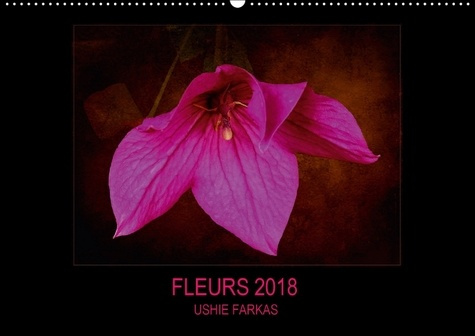 FLEURS 2018 FR VERSION CALENDRIER MURAL 2018 DIN A2 HORIZONT - FLEURS AVEC TEXTURE CALENDRIER