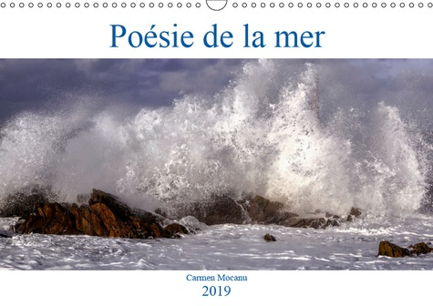 POESIE DE LA MER (CALENDRIER MURAL 2019 DIN A3 HORIZONTAL) - ADMIRONS LA MER, CE POEME GRANDEUR NATU