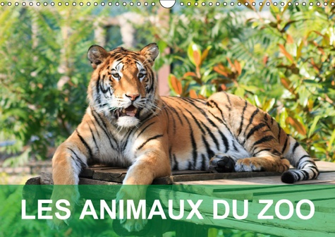 LES ANIMAUX DU ZOO (CALENDRIER MURAL 2019 DIN A3 HORIZONTAL) - CALENDRIER AVEC DES PHOTOS TENDRES ET