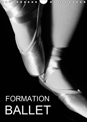 FORMATION BALLET (CALENDRIER MURAL 2019 DIN A4 VERTICAL) - PHOTOS DE COURS DE BALLET ET DE CHAUSSONS