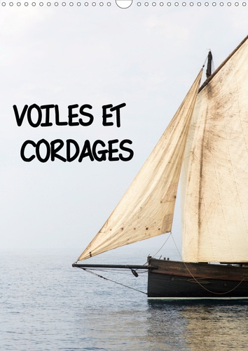 VOILES ET CORDAGES (Calendrier mural 2020 DIN A3 vertical). Une visite de bord, à la découverte de l
