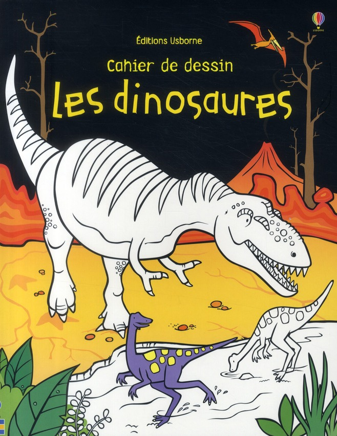 Cahier de dessin : Les dinosaures