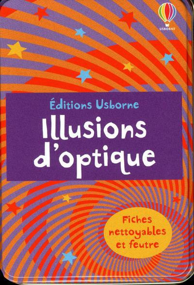 Illusions d'optique. Fiches nettoyables et feutre