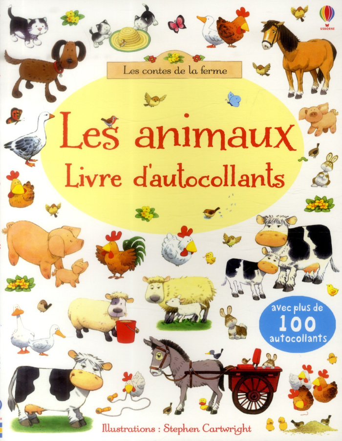Les animaux. Livre d'autocollants