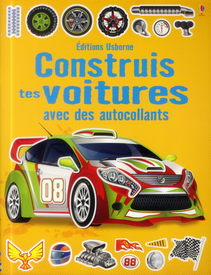 Construis tes voitures avec des autocollants