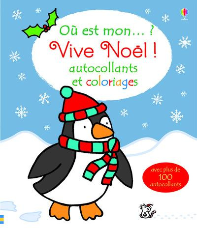 Où est mon... ? Vive Noël ! Autocollants et coloriages