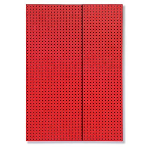 Carnet Circulo Rouge sur Noir A4 Ligné