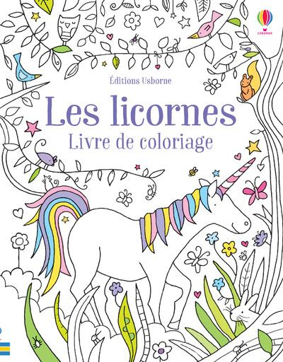 Les licornes. Livre de coloriage