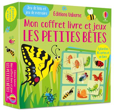 Les petites bêtes. Jeu de loto et jeu de mémoire - 4 planches, 36 cartes et un livre