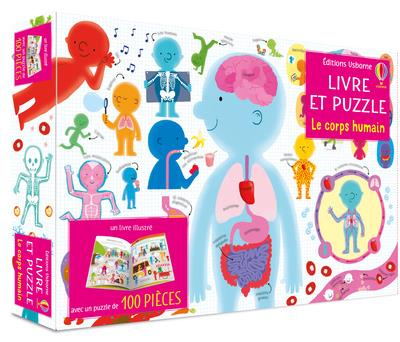 Le corps humain. Un livre cartonné et 1 puzzle de 100 pièces