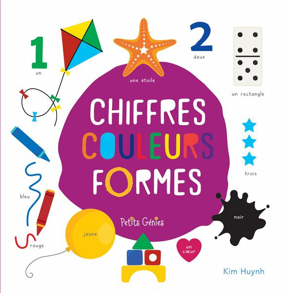 Chiffres couleurs formes