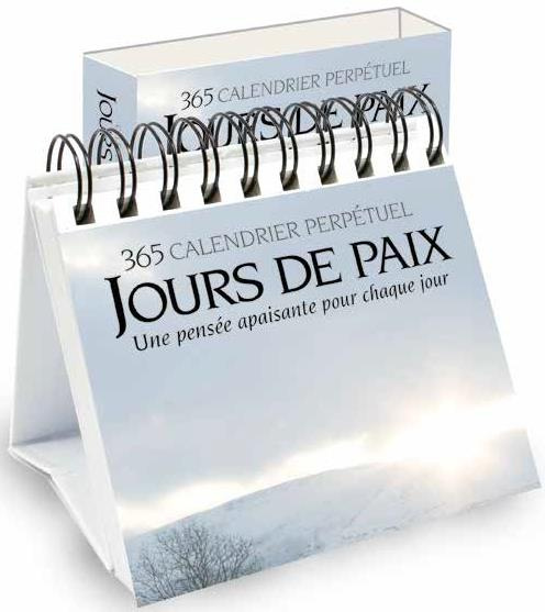 365 jours de paix. Calendrier perpétuel