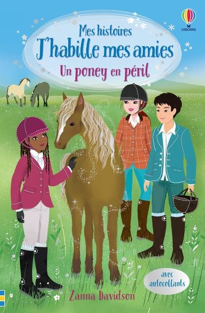 Un poney en péril. Avec autocollants