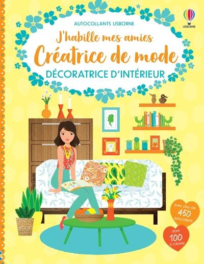 Créatrice de mode. Décoratrice d'intérieur. Avec plus de 450 autocollants