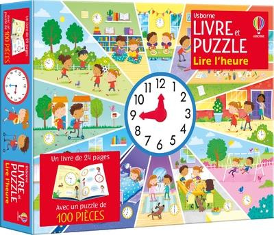 LIRE L'HEURE - COFFRET LIVRE ET PUZZLE - DES 5 ANS