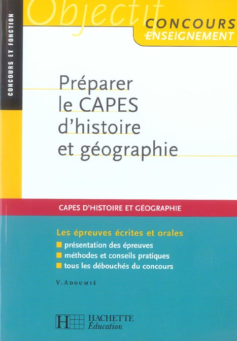 Préparer le CAPES d'histoire et géographie