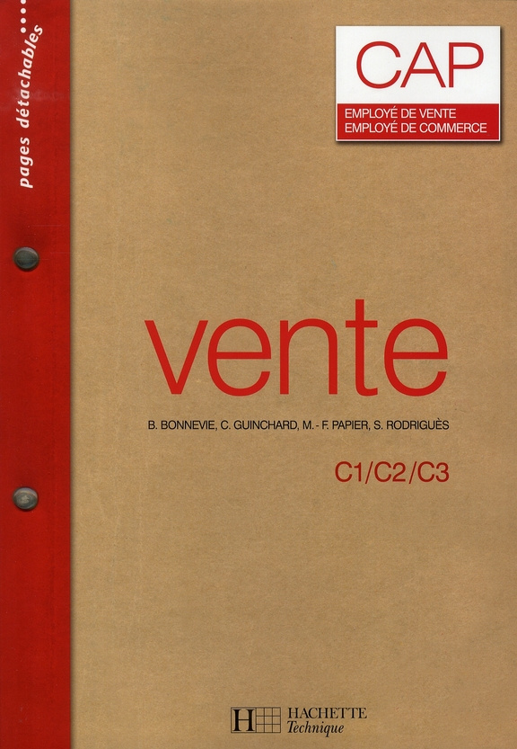 Vente CAP employé de vente/employé de commerce