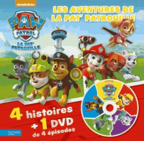 Les aventures de la Pat' Patrouille. 4 histoires plus un DVD de 4 épisodes, avec 1 DVD
