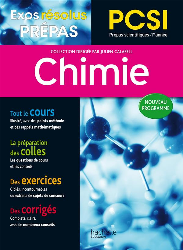 Prépa Chimie PCSI 1e année