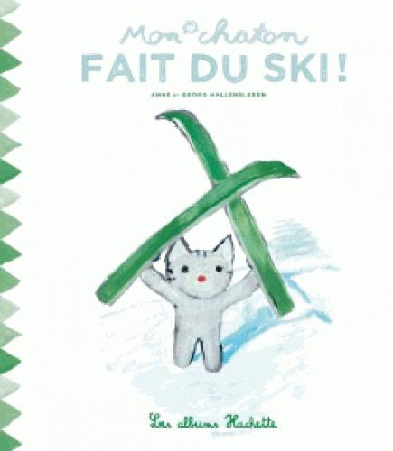 Mon chaton fait du ski !