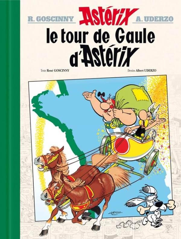 Astérix Tome 5 : Le tour de Gaule d'Astérix. Edition de luxe