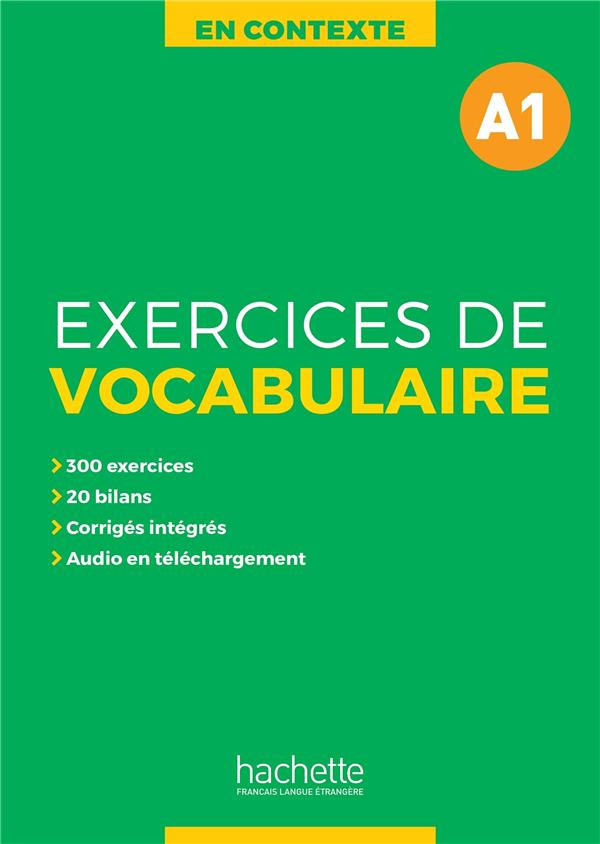 En contexte A1. Exercices de vocabulaire