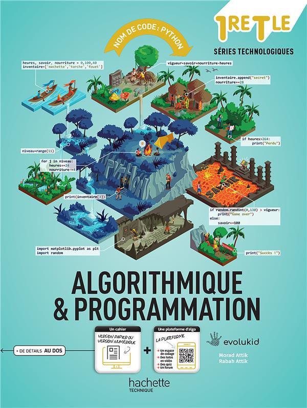 Algorithmique & programmation 1re Tle séries technologiques Nom de code : Python. Edition 2022