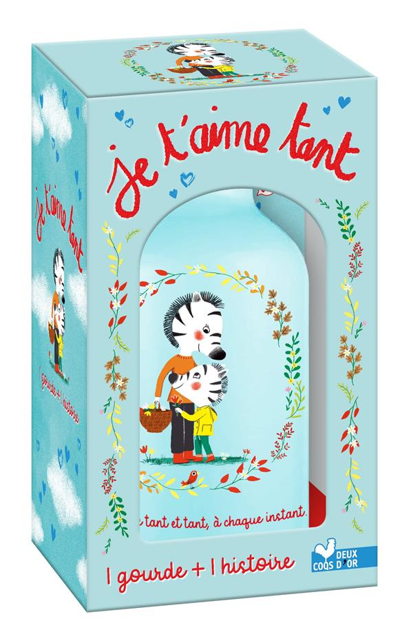 Je t'aime tant. Coffret avec 1 gourde