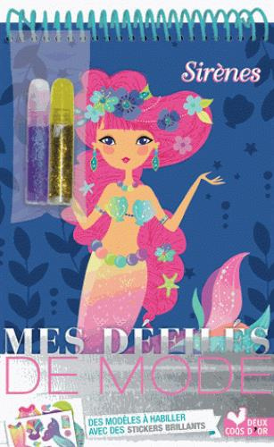 Mes défilés de mode Sirènes / Des modèles à habiller avec des stickers brillants