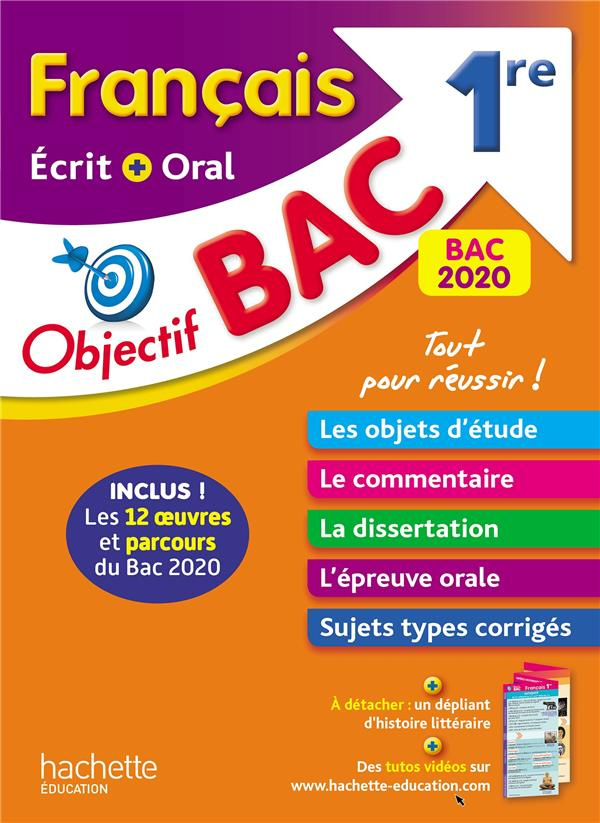 Français écrit et oral 1re. Edition 2020