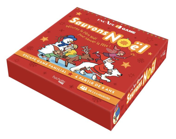 ESCAPE GAME SAUVONS NOEL - DELIVREZ LE PERE NOEL POUR SAUVER LA FETE ! ESCAPE GAME FAMILIAL A PARTIR