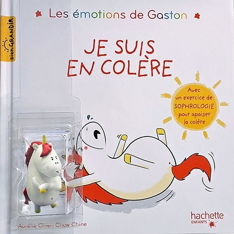 Les émotions de Gaston : Je suis en colère. Avec une figurine