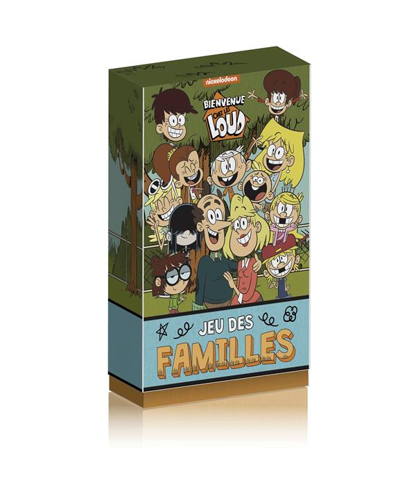 BIENVENUE CHEZ LES LOUD - BOITE DE CARTES 7 FAMILLES