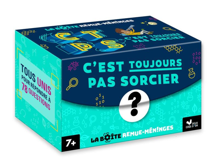 BOITE REMUE-MENINGES - C'EST TOUJOURS PAS SORCIER - BOITE AVEC CARTES