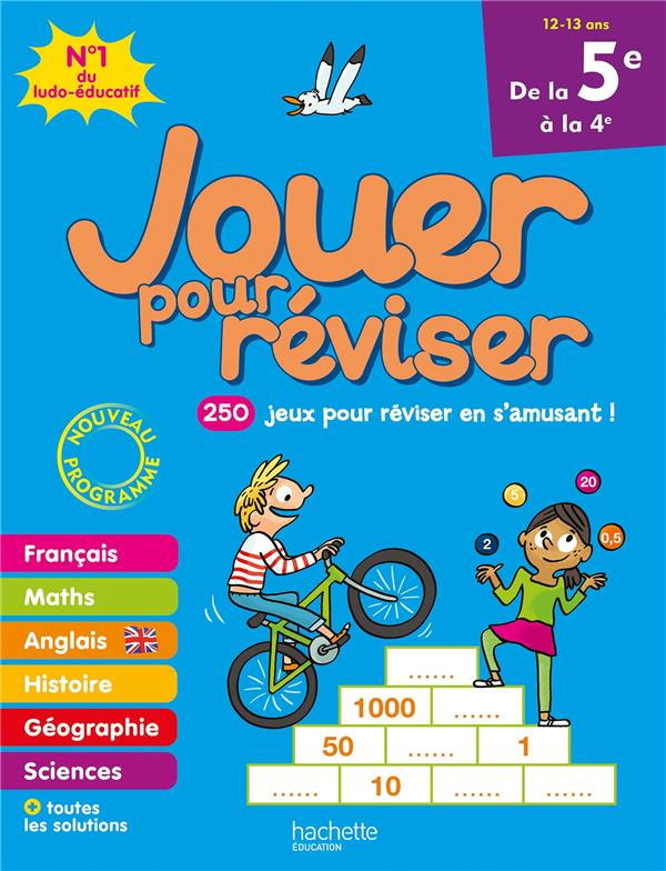 Jouer pour réviser de la 5e à la 4e. Avec un crayon, Edition 2020