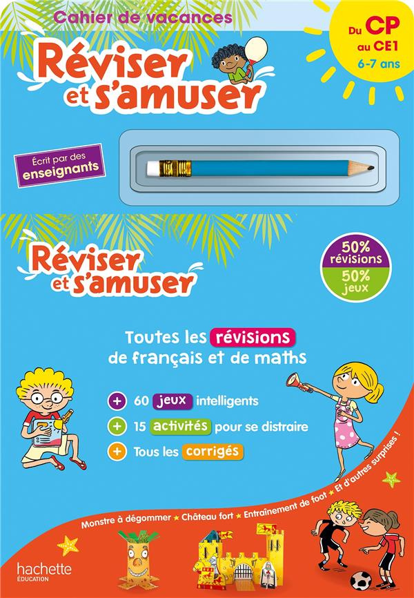 Réviser et s'amuser du CP au CE1. Avec 1 crayon-gomme