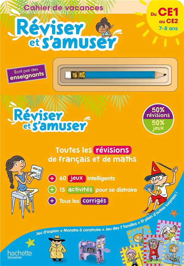 Réviser et s'amuser du CE1 au CE2. Avec 1 crayon-gomme