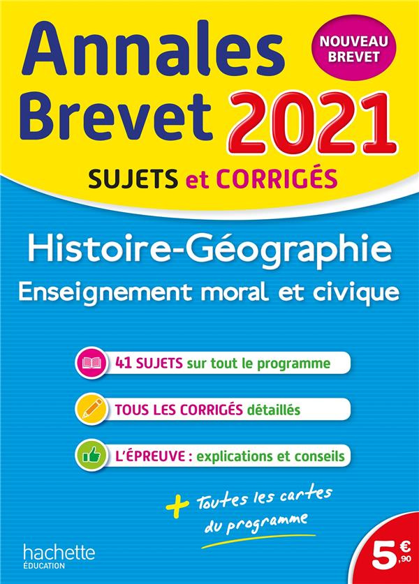 Histoire-Géographie, Enseignement moral et civique. Edition 2021