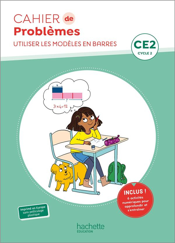 Cahier de problèmes CE2. Utiliser les modèles en barres, Edition 2022