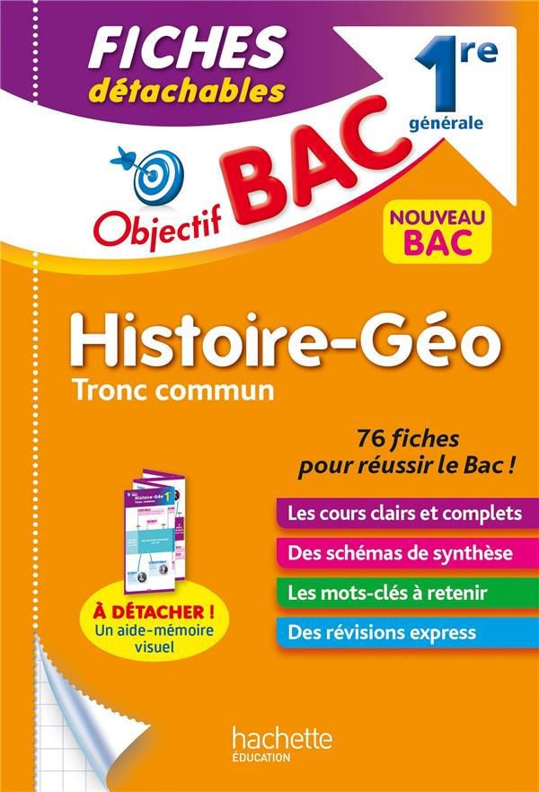 Histoire-Géographie tronc commun 1re générale