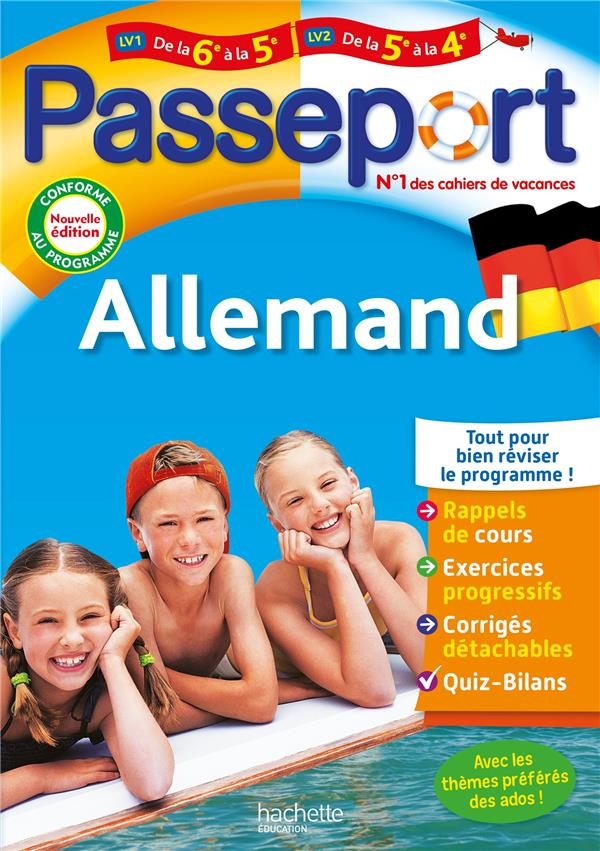 Passeport Allemand de la 6e à la 5e. Edition 2022