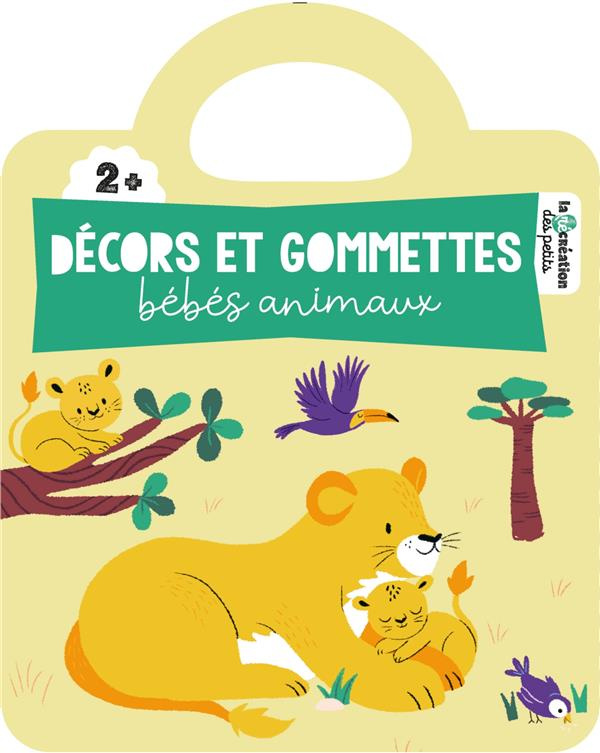 Bébés animaux. Décors et gommettes