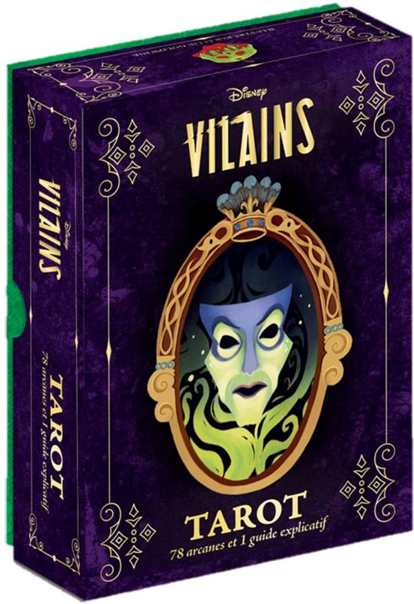 Tarot Disney Vilains. Coffret avec 78 arcanes et 1 guide explicatif