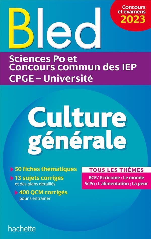 Culture générale. Edition 2023