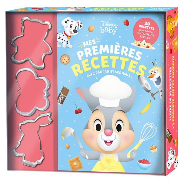 Mes Premières Recettes avec Panpan et ses amis ! 30 recettes pour cuisiner des desserts faciles. Ave