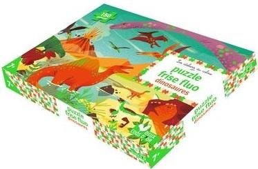 PUZZLE FRISE FLUO DINOSAURES - 150 PIECES