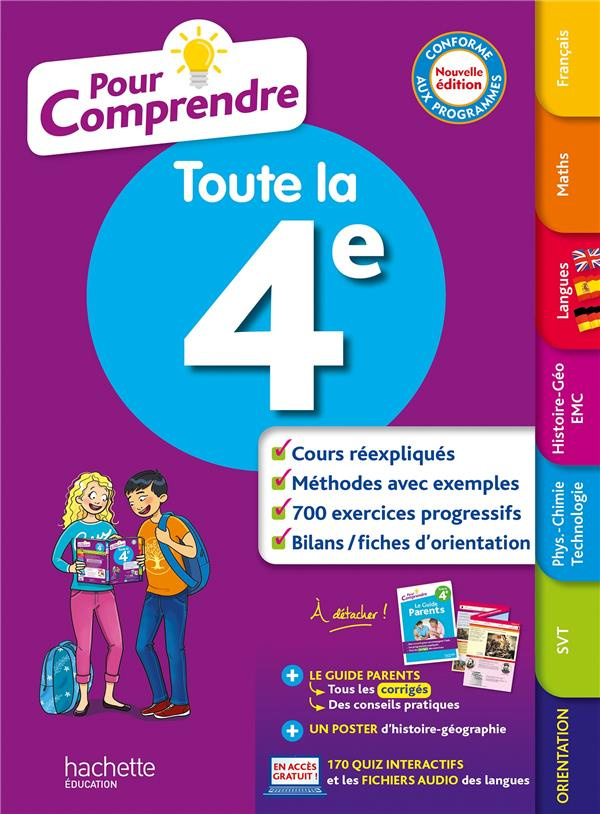 Pour comprendre Toute la 4e. Edition 2023