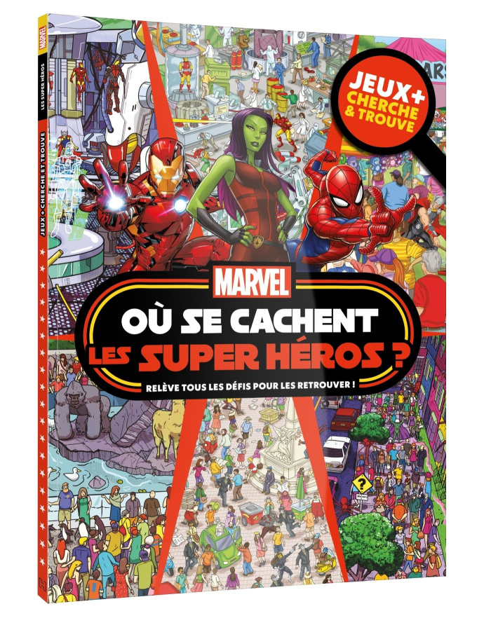 Où se cachent les Super Héros ? Jeux   cherche & trouve