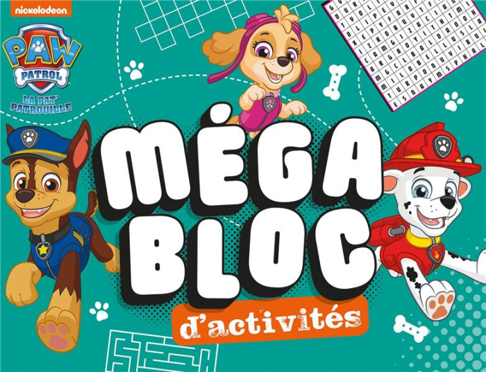 Méga bloc d'activités Paw Patrol La Pat' Patrouille