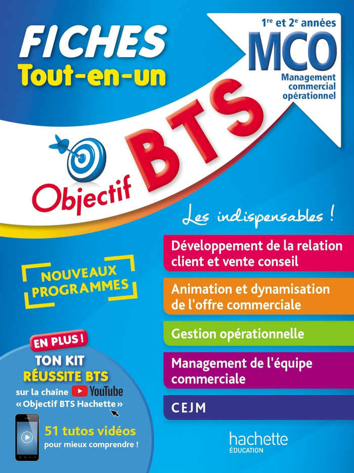 Fiches tout-en-un BTS MCO 1re et 2e années